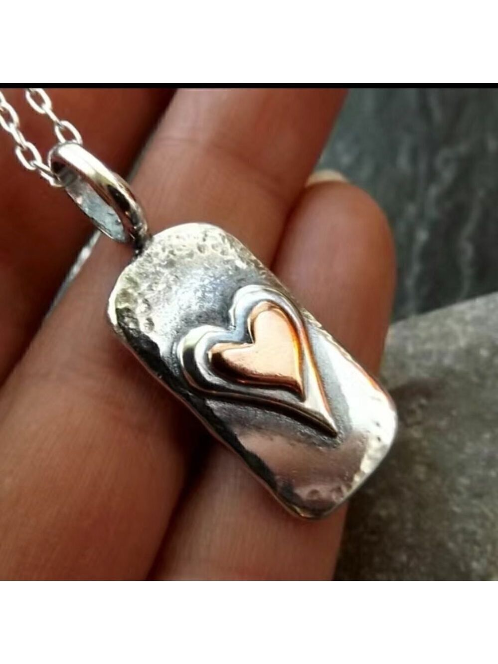 Pendant Necklace with Heart #836 - Picture 5 of 14